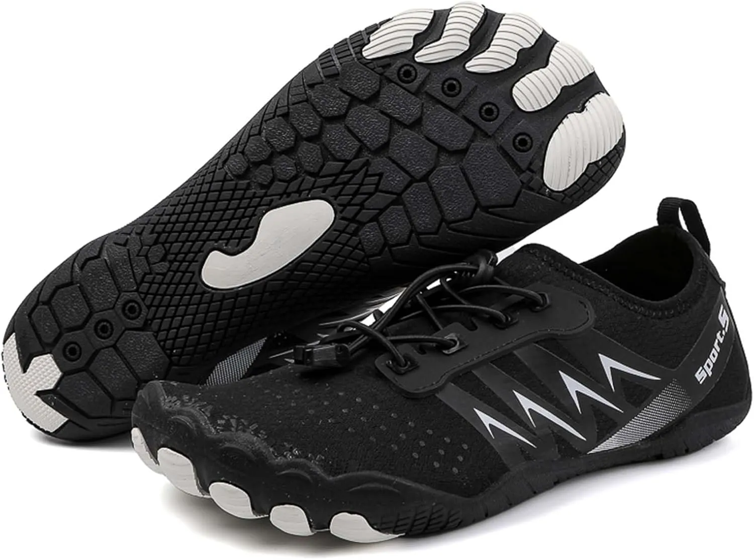 Pace Runner Men's Minimalist Barefoot Shoes Athletic Water Shoes Wide Toe Box Zero Drop Sneakers