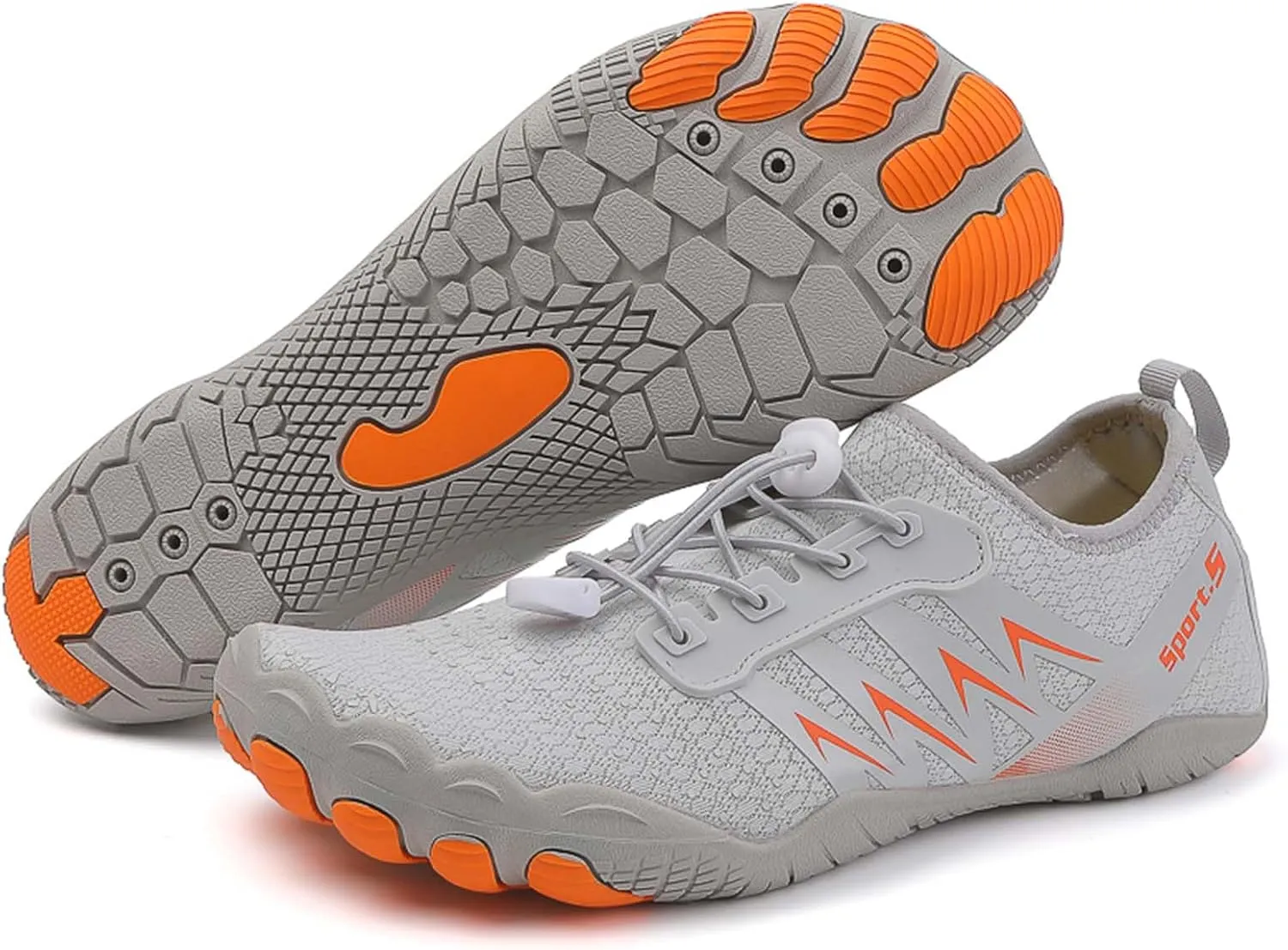 Pace Runner Men's Minimalist Barefoot Shoes Athletic Water Shoes Wide Toe Box Zero Drop Sneakers