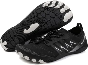 Pace Runner Men's Minimalist Barefoot Shoes Athletic Water Shoes Wide Toe Box Zero Drop Sneakers