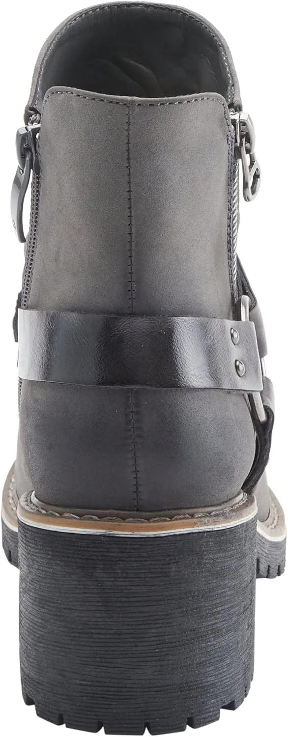 PATRIZIA Spring Step Firewood Booties for Women - Ladies Ankle Boots with Zipper Closure - Vegan Leather Womens Boots for Outdoor