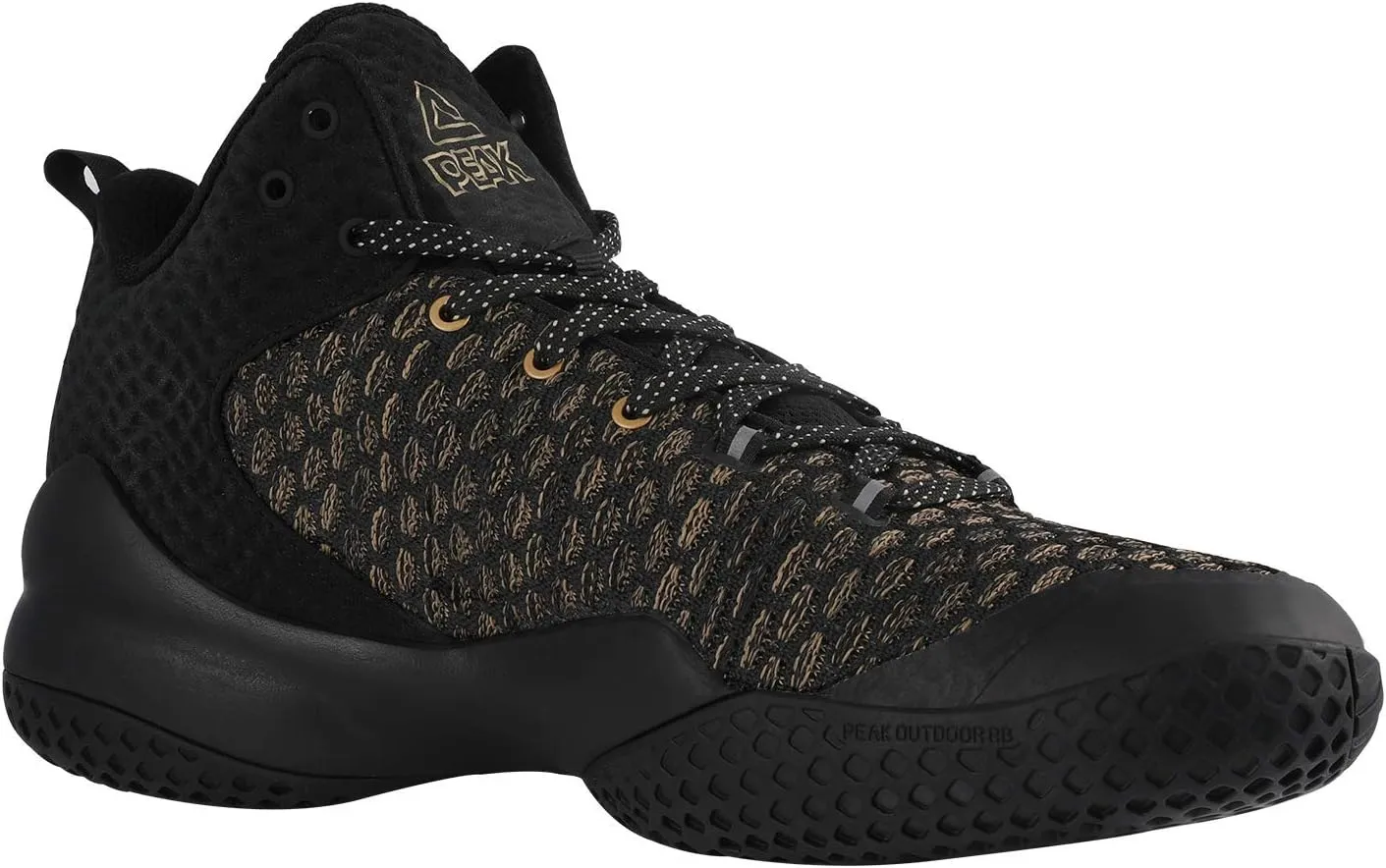 PEAK High Top Mens Basketball Shoes Streetball Master Breathable Outdoor Sneakers Cushioning Shoes for Fitness