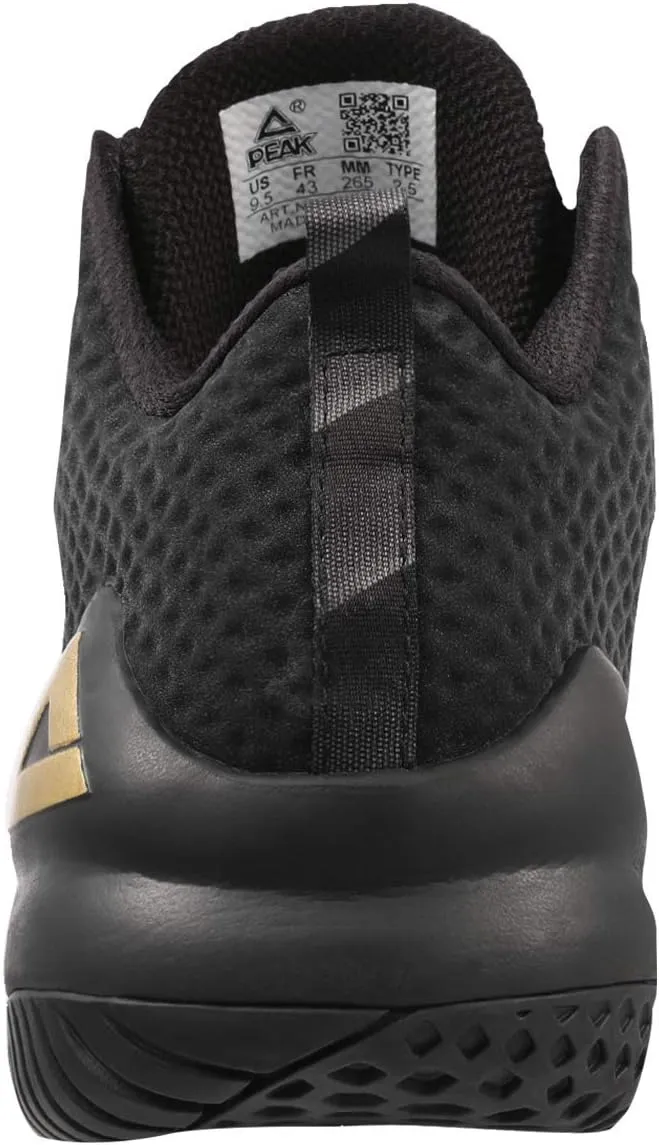 PEAK High Top Mens Basketball Shoes Streetball Master Breathable Outdoor Sneakers Cushioning Shoes for Fitness