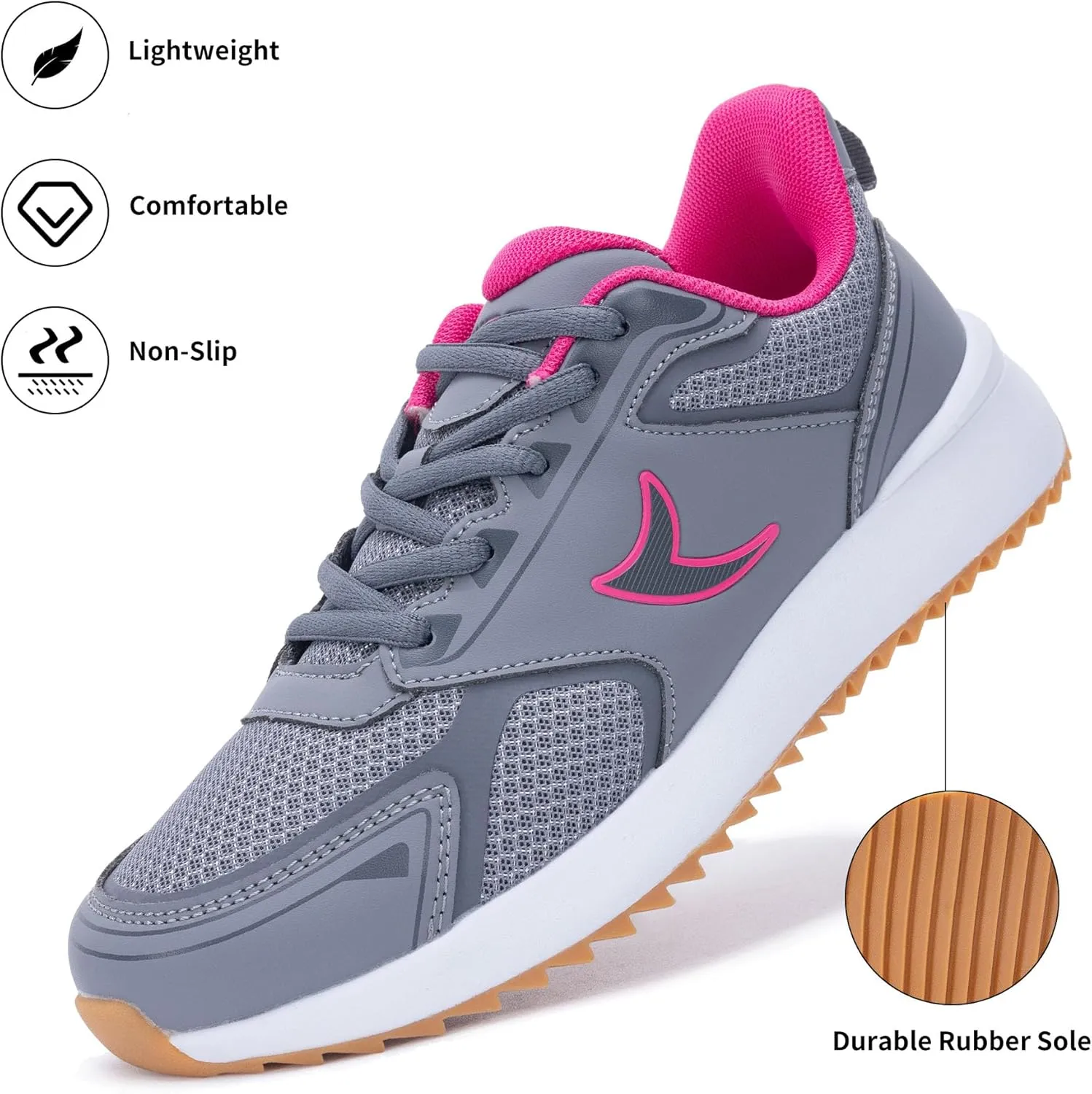 PERSOUL Women's Fashion Sneakers Comfortable Womens Walking Shoes Lightweight Style Tennis Shoes for Casual Daily Workout Shoes US Size 6-11