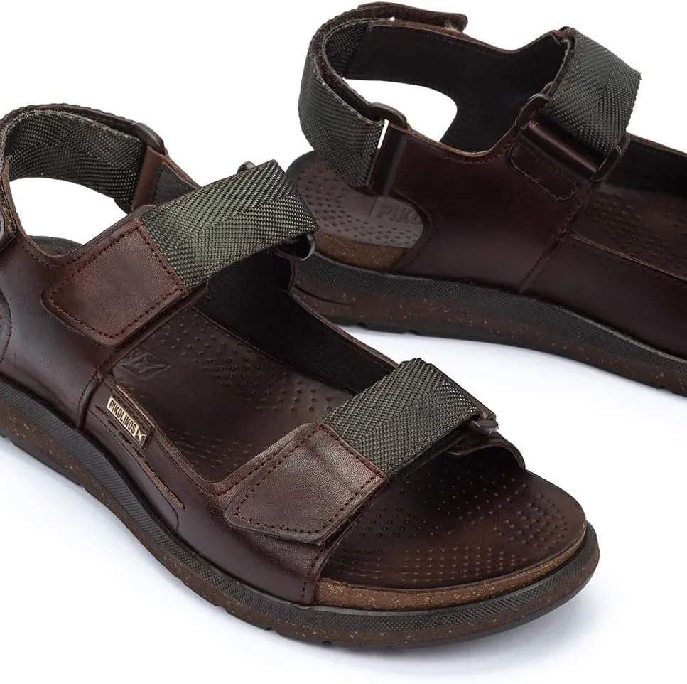 PIKOLINOS Flat Sandals Leather Nijar for Man