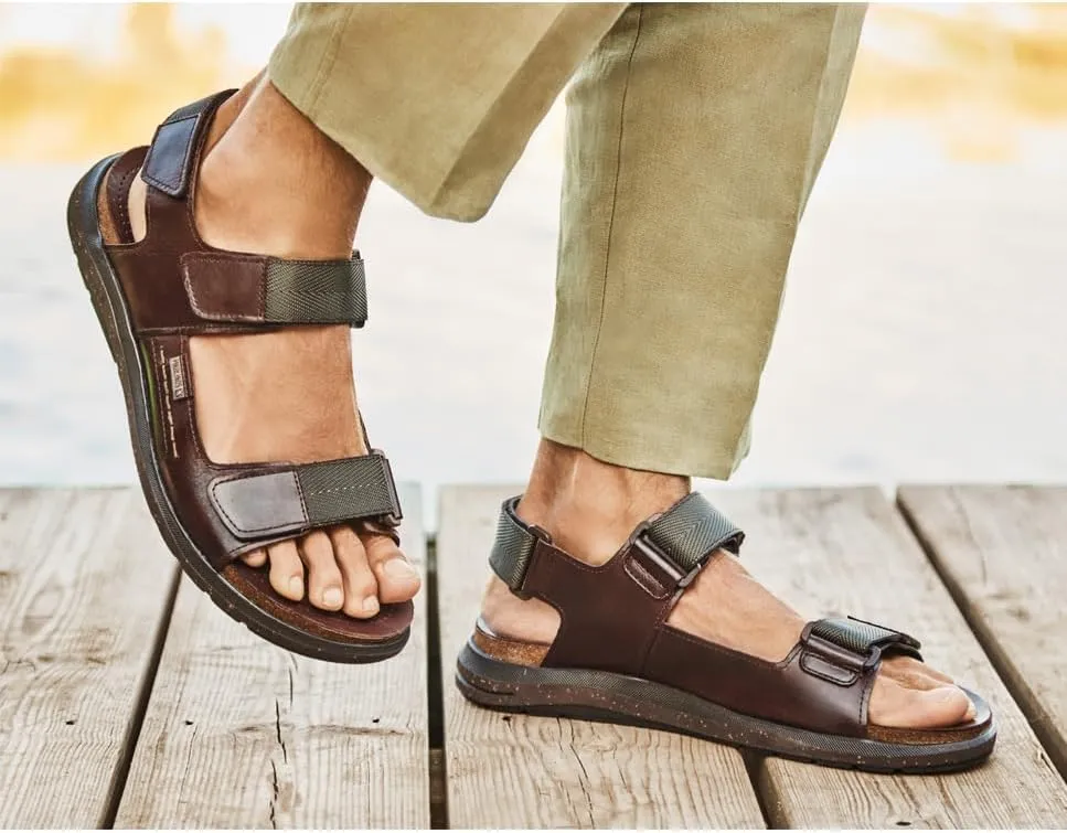 PIKOLINOS Flat Sandals Leather Nijar for Man