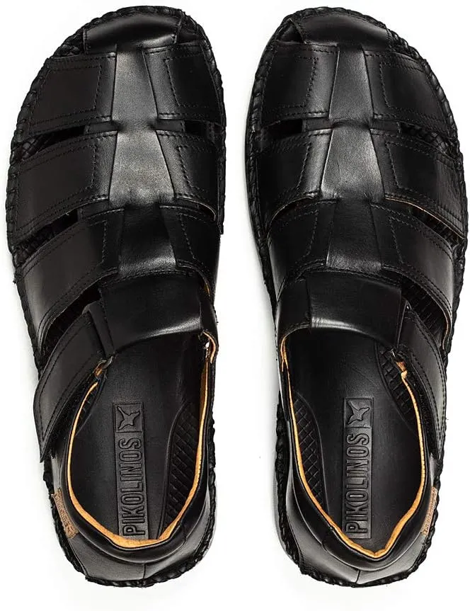 PIKOLINOS Flat Sandals Leather Tarifa for Man