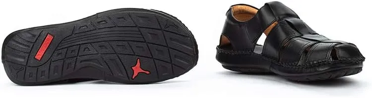PIKOLINOS Flat Sandals Leather Tarifa for Man