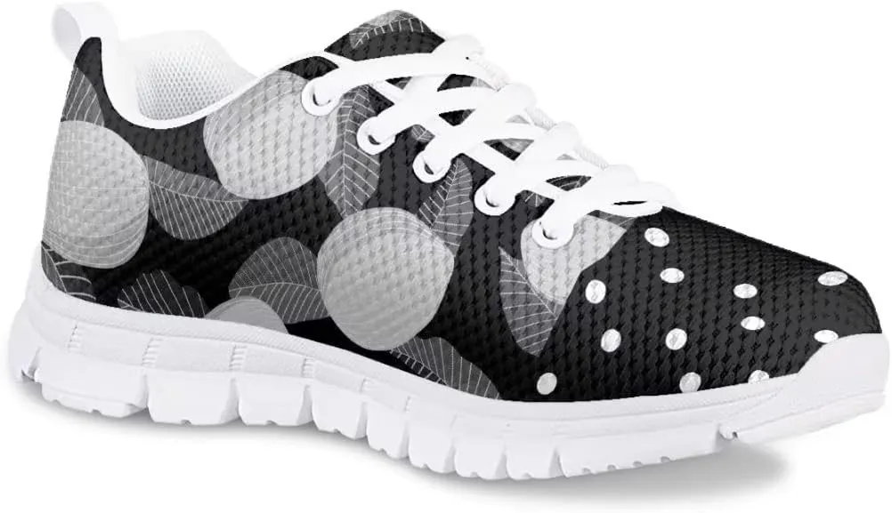 PinUp Angel Cute Sneakers for Girls Breathable Non-Slip Casual Kids Shoe for Back to School