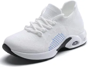 PIPIXIANWomens Walking Sock Sneakers, Knitted Lightweight, Orthopedic Outdoor Sock Shoes, Breathable Mesh Shoes