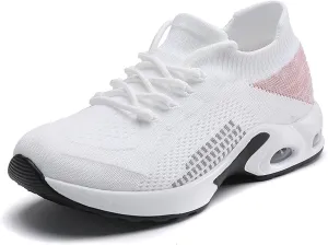 PIPIXIANWomens Walking Sock Sneakers, Knitted Lightweight, Orthopedic Outdoor Sock Shoes, Breathable Mesh Shoes