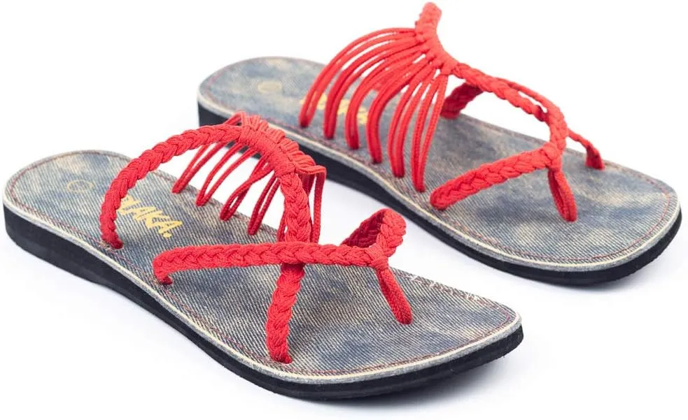 Plaka Flip Flops Sandals for Women Oceanside