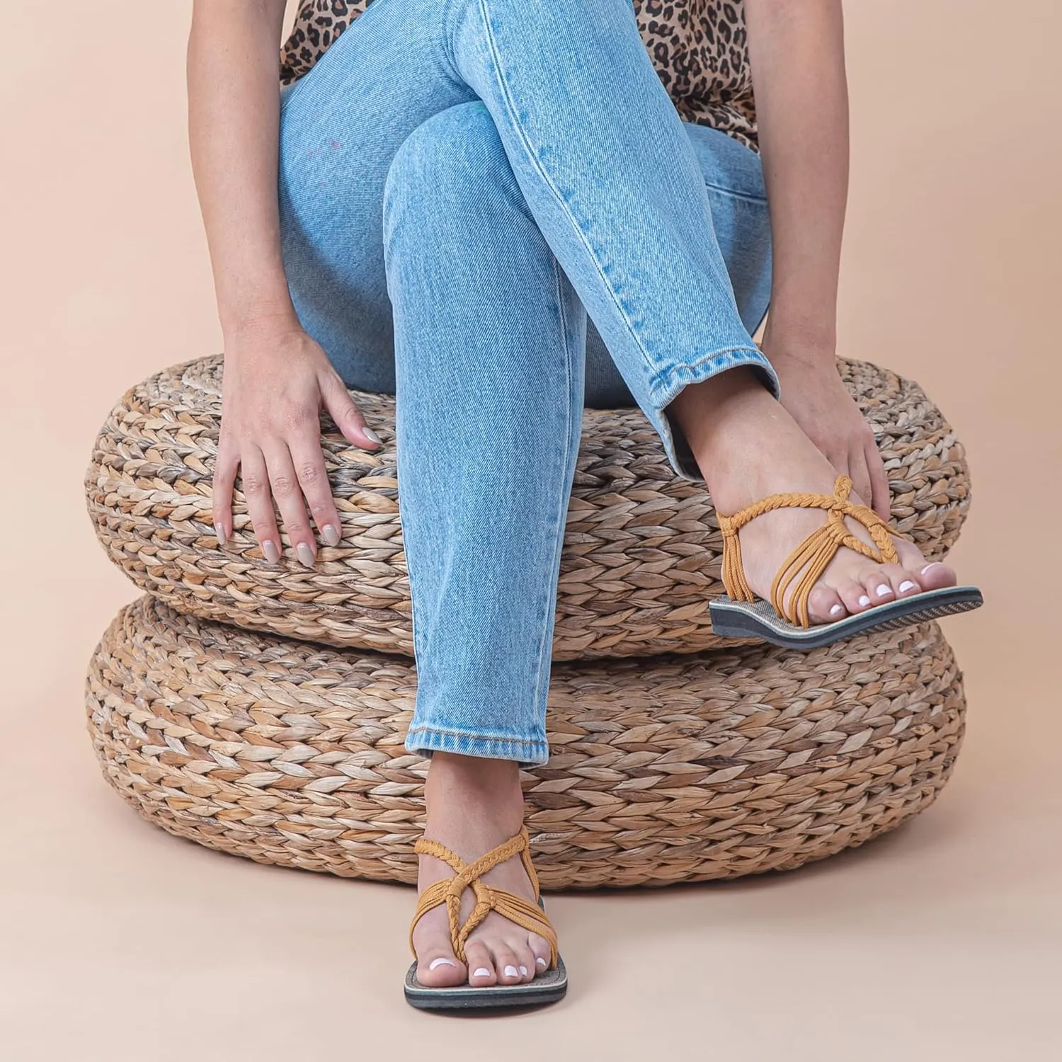 Plaka Seashell Comfortable Womens Sandals | Strappy Sandals for Women Dressy Style Perfect for Beach Walk and Poolside