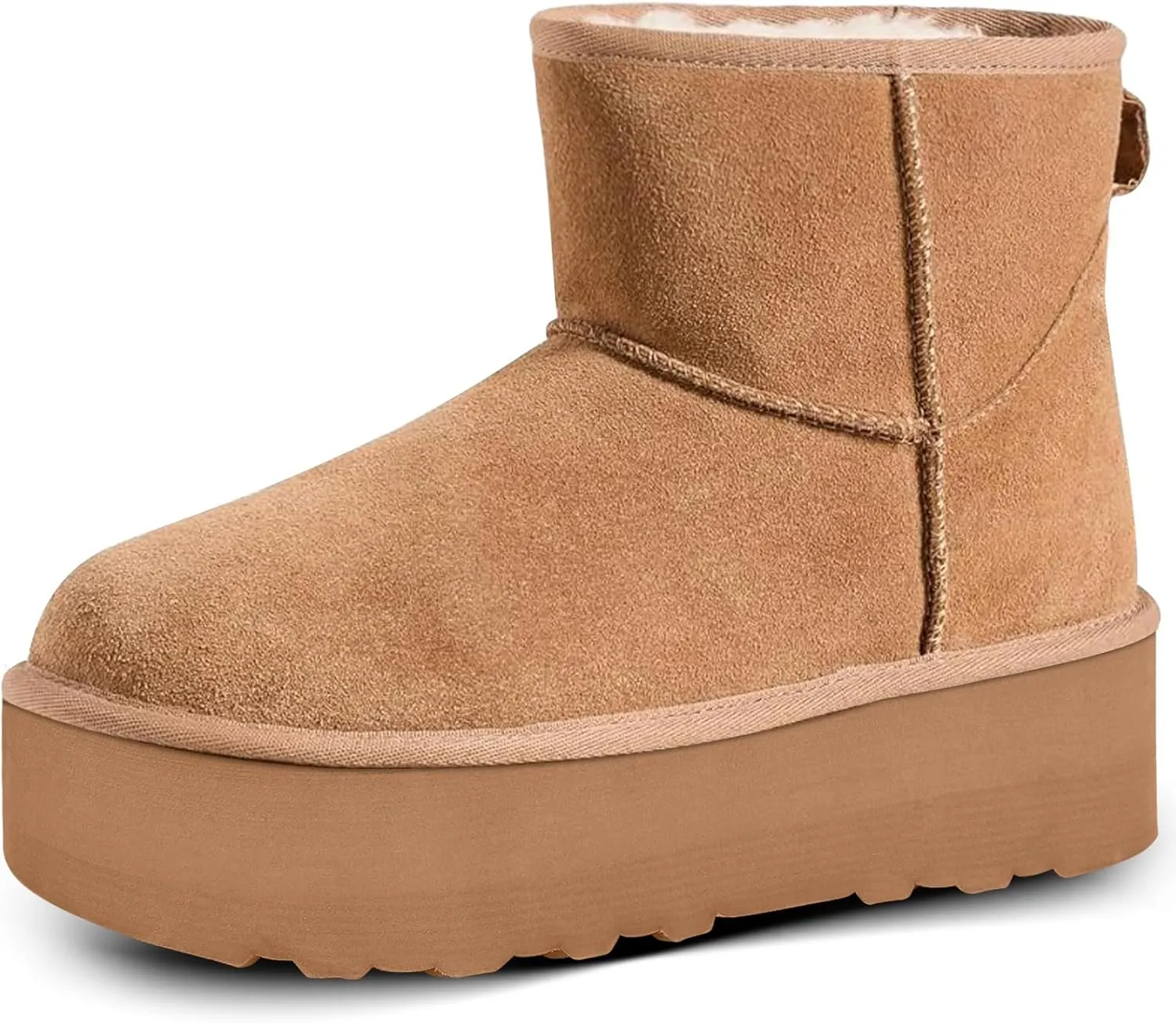 Platform Mini Boots Snow Boots for Women Winter Slippers Boots Non-slip and Waterproof Lightweight Comfortable Stay Warm