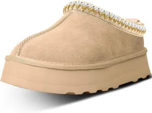 Platform Slippers for Women - Fleece Lined, Anti-Slip Snow Boots