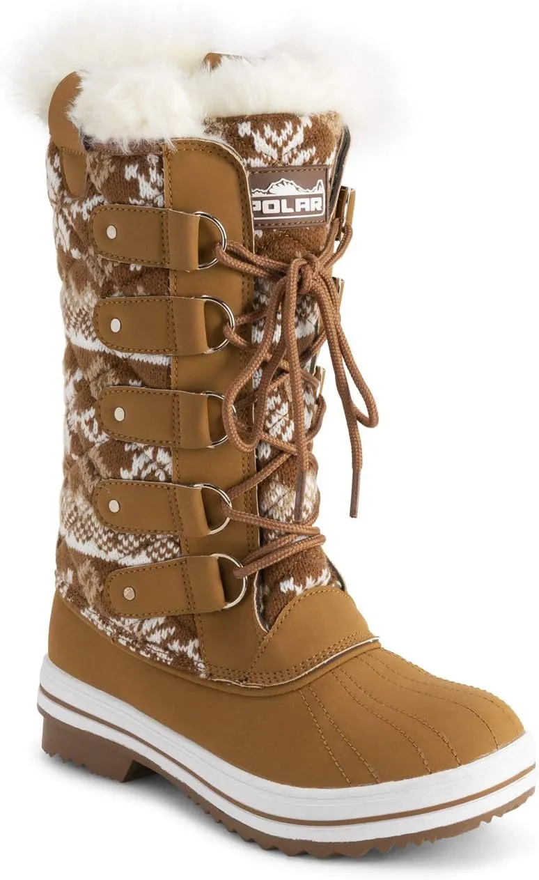 Polar Women's Nylon Tall Winter Snow Boot