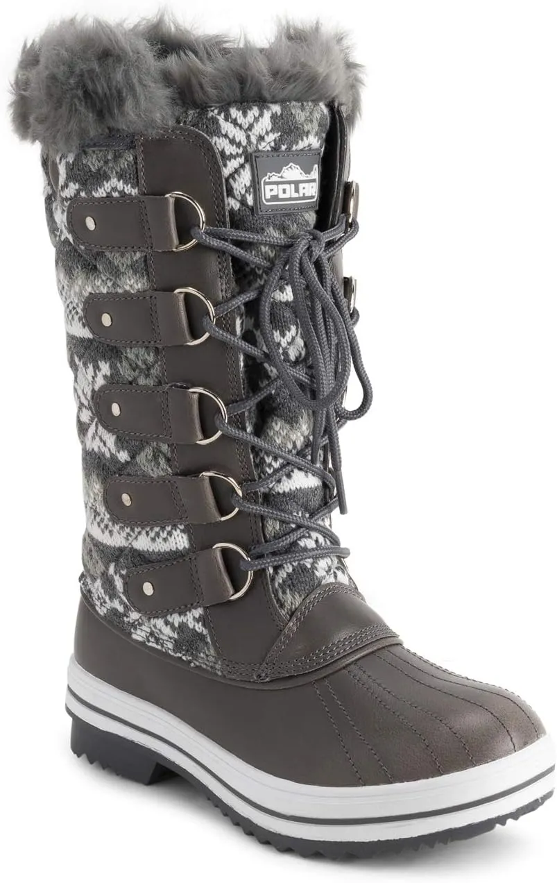 Polar Women's Nylon Tall Winter Snow Boot