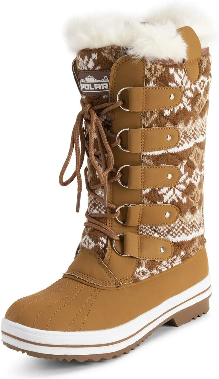 Polar Women's Nylon Tall Winter Snow Boot