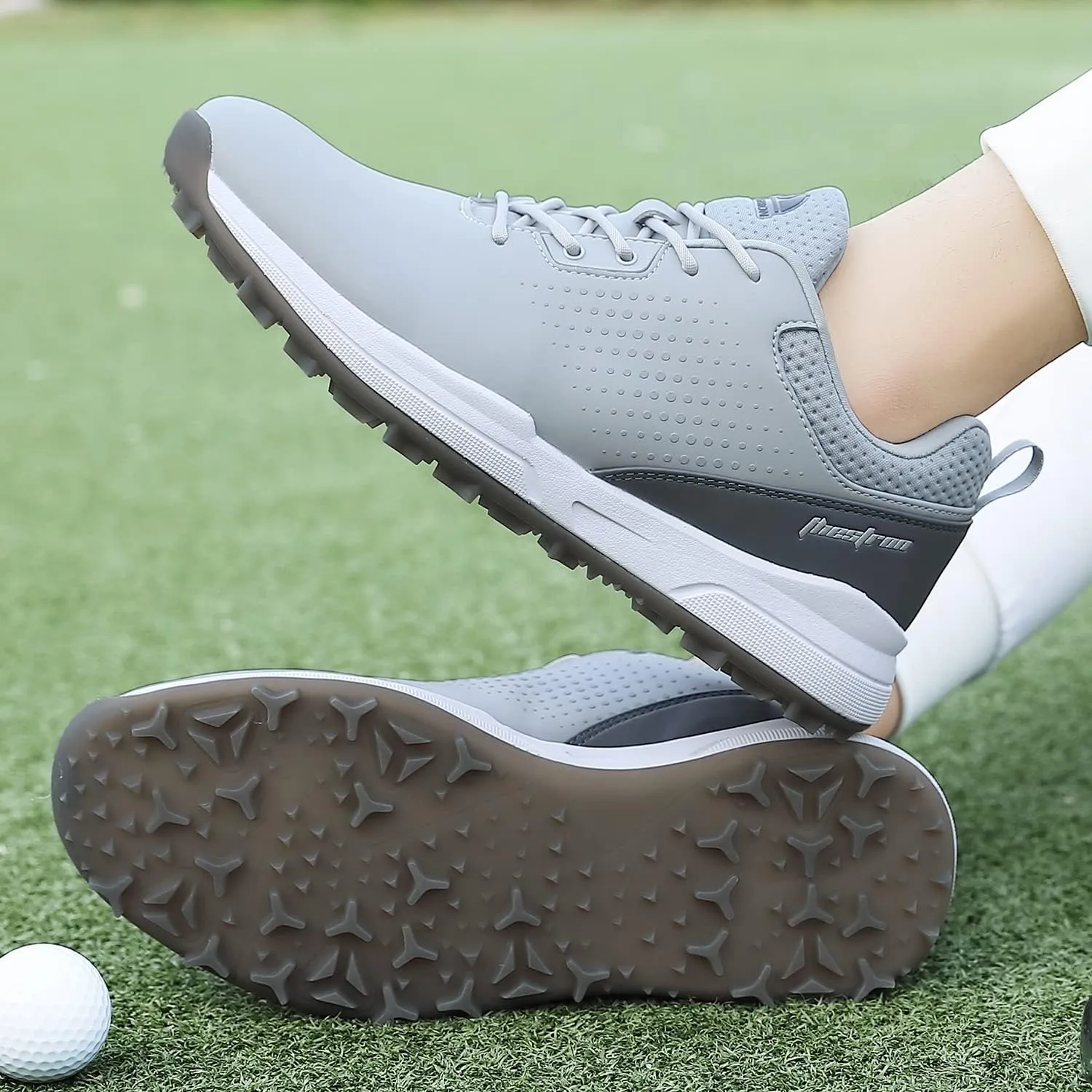 Professional Men Golf Shoes Comfortable Spikeless Outdoor Golf Walking Sport Sneakers for Men