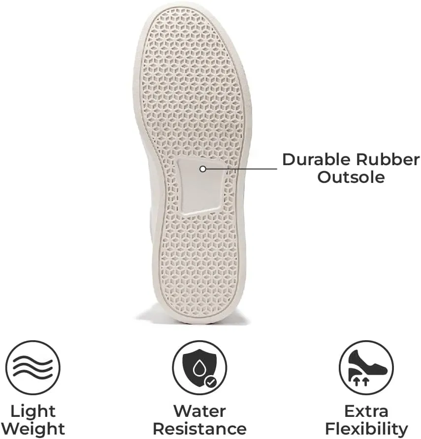 Project Cloud Mens Sneakers – Memory Foam Fashion Mens Shoes – Lightweight and Non Slip Laced-Up Casual Men Sneakers - Perfect Men Casual Shoes for All-Day Wear (Tilton)
