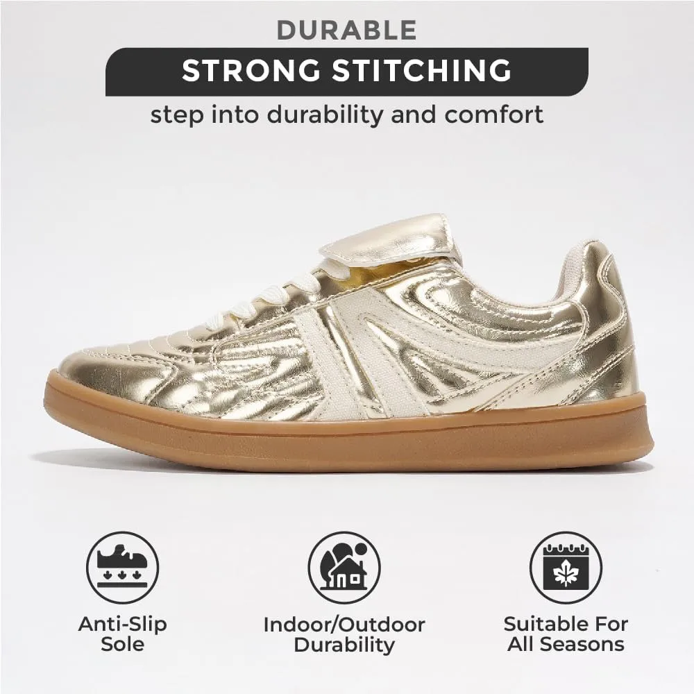 Project Cloud Womens Sneakers - Memory Foam Casual Shoes for Women Footwear Lace Up Women's Fashion Sneakers - Non-Slip Comfortable Trendy Shoes Womens (Madrid)