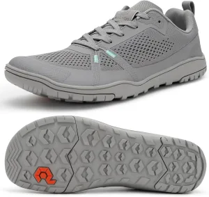 Pulltop Barefoot Trail Running Shoes for Men - Wide Toe Box | Zero Drop Sole | Minimalist Crossfit Training Shoes