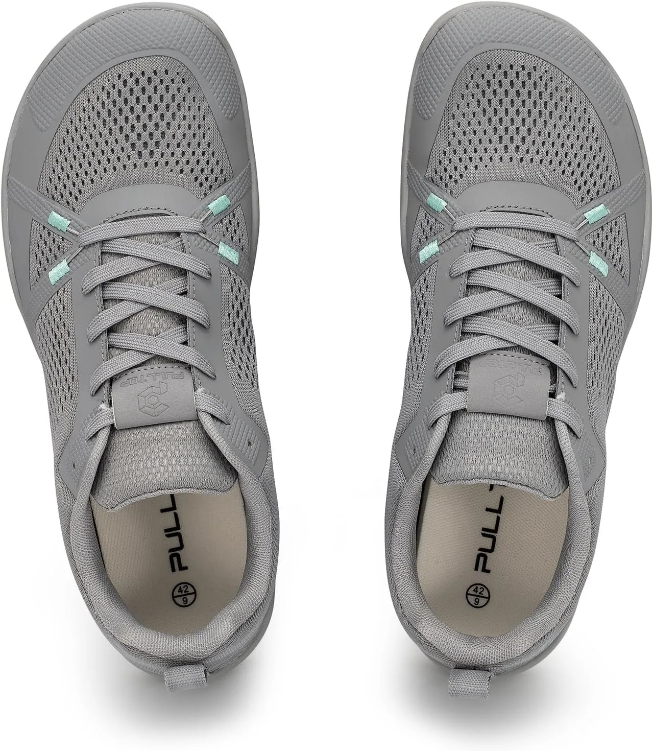 Pulltop Barefoot Trail Running Shoes for Men - Wide Toe Box | Zero Drop Sole | Minimalist Crossfit Training Shoes