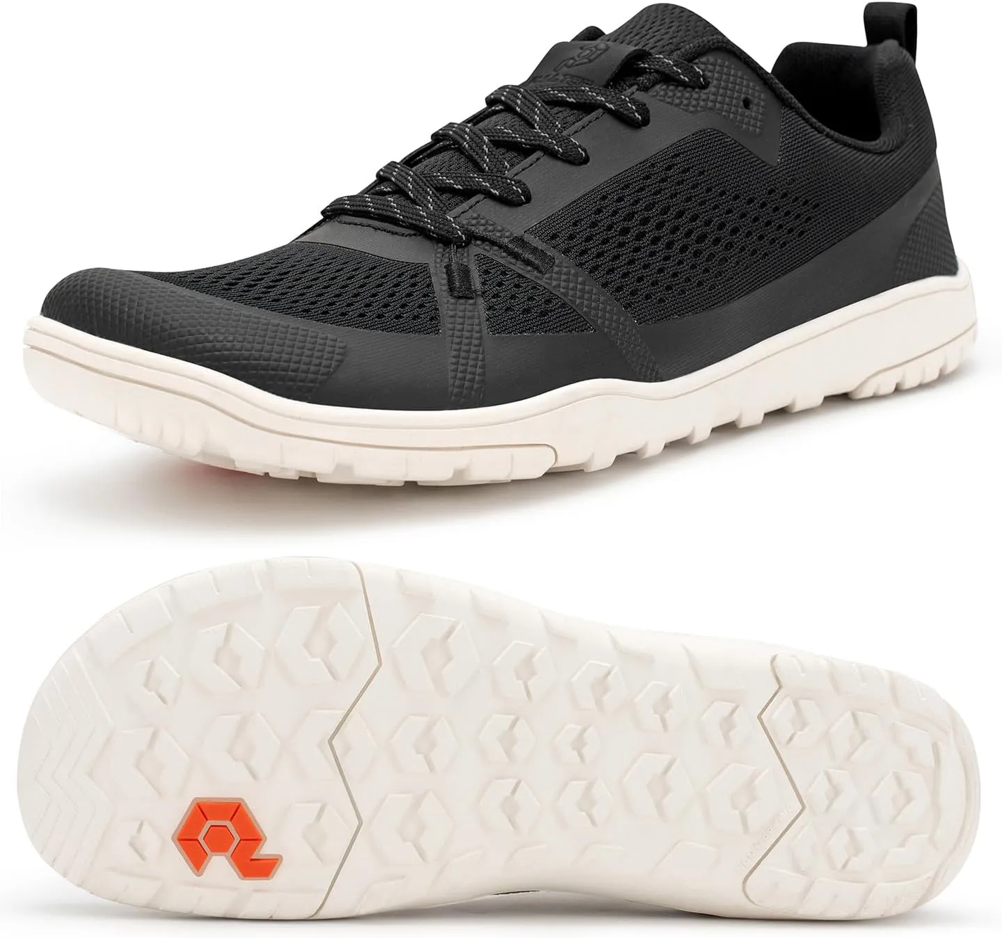 Pulltop Barefoot Trail Running Shoes for Men - Wide Toe Box | Zero Drop Sole | Minimalist Crossfit Training Shoes