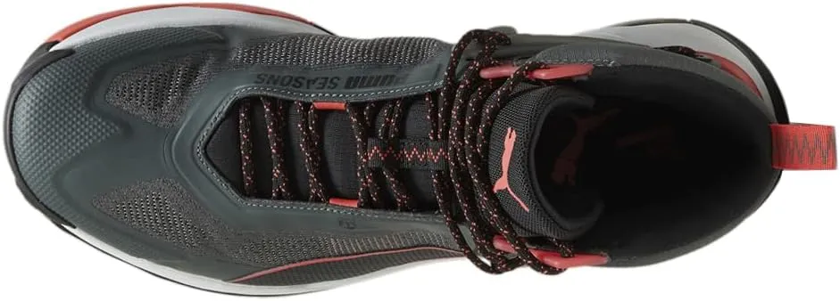 Puma Mens Explore Nitro Mid Hiking Hiking Sneakers Shoes - Grey