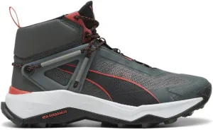 Puma Mens Explore Nitro Mid Hiking Hiking Sneakers Shoes - Grey