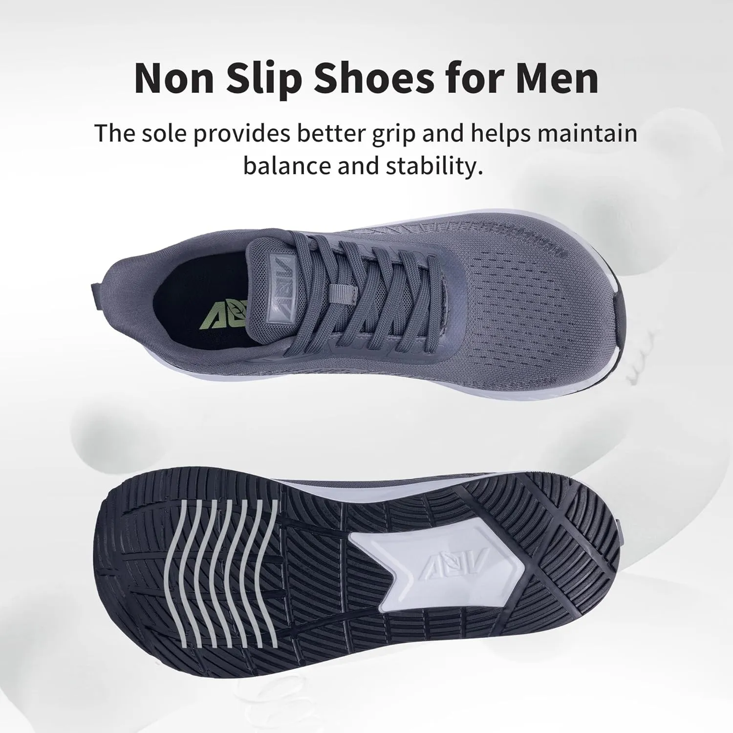 QAUPPE Wide Toe Box Shoes for Men Walking Shoes with Arch Support Plantar Fasciitis Orthotic Sneakers Air Tennis Sneakers US 8-13