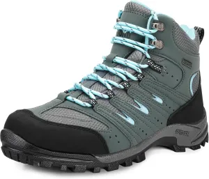 R CORD Hiking Boots Women Waterproof Womens Hiking Boots Comfortable Non-Slip Womens Hiking Shoes Walking Trekking Camping Tennis Sport Sneakers