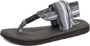 Ranberone Women's Yoga Mat Flip Flops Casual Flat Summer Beach Sandals