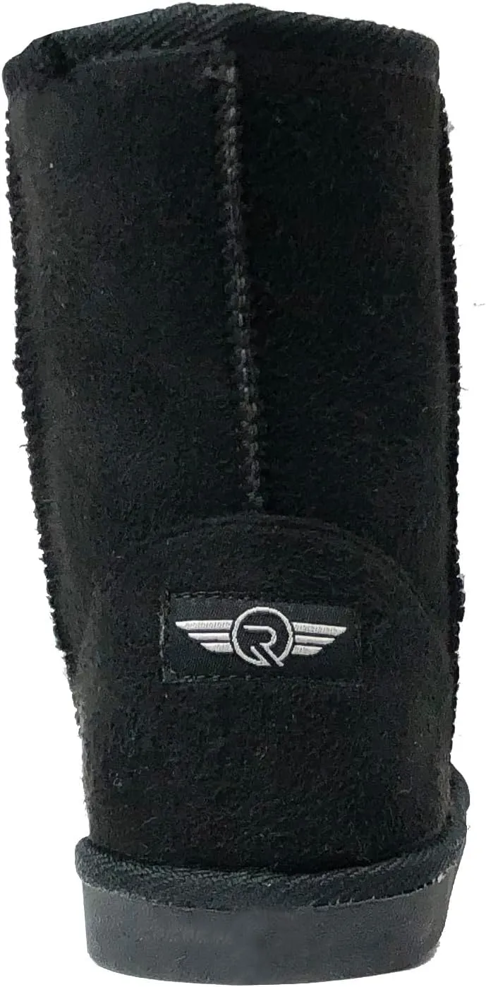 REDVOLUTION New Kids Classic Snow Boots Faux Fur Midcalf Outdoor Boots (Big Kid)