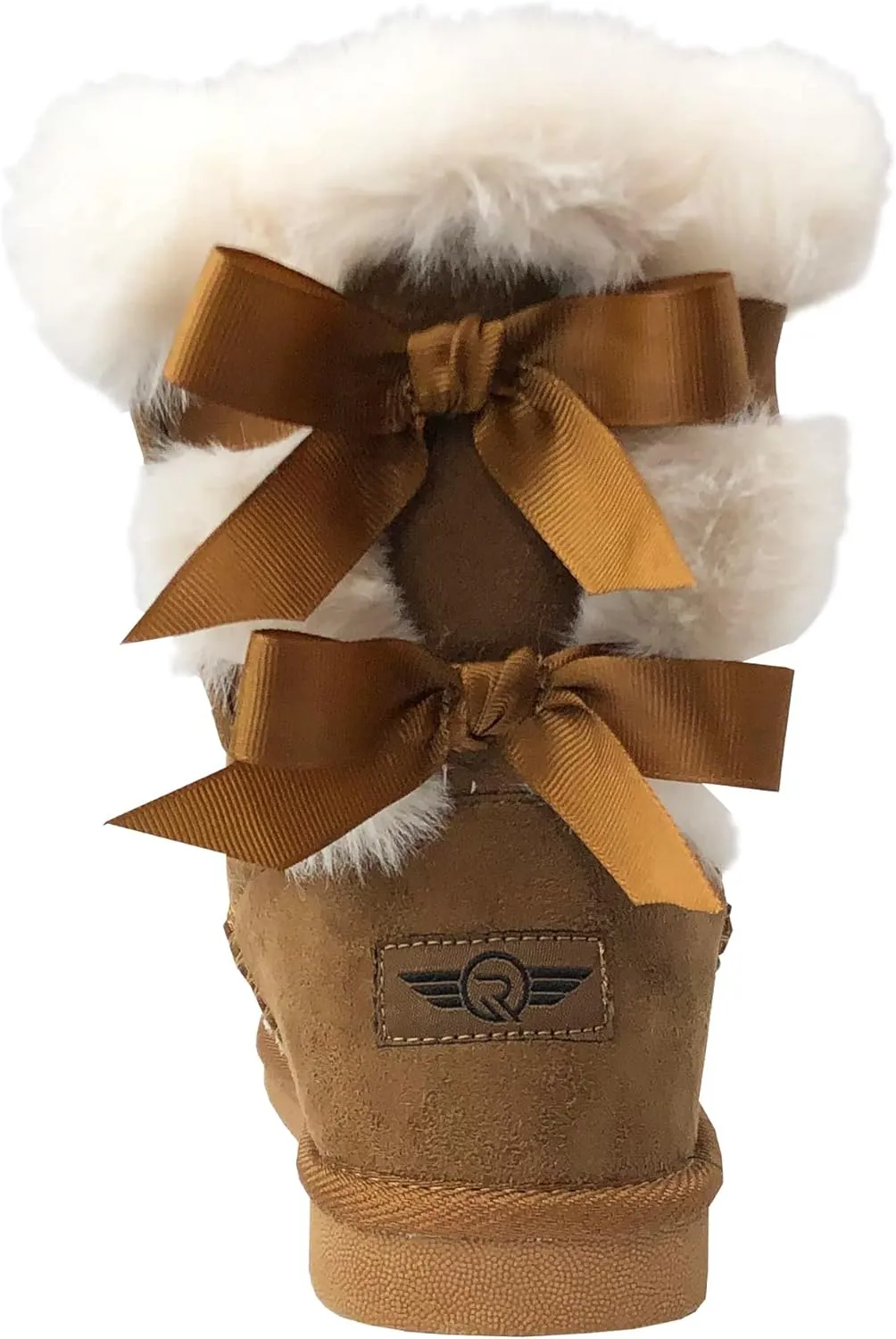 REDVOLUTION New Kids Classic Snow Boots Faux Fur Midcalf Outdoor Boots (Big Kid)