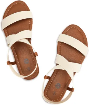 Rekayla Flat Elastic Sandals for Women