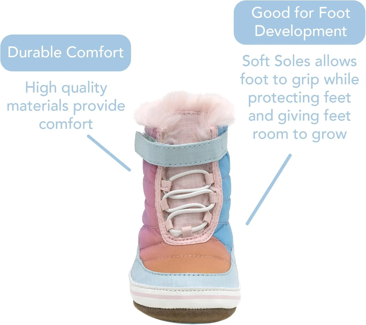 Robeez Baby Girls and Boys First Kicks Slip Resistant Boots and High-Top Shoes for Infant and Toddler, 0-24 Months