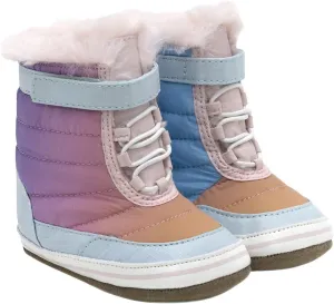 Robeez Baby Girls and Boys First Kicks Slip Resistant Boots and High-Top Shoes for Infant and Toddler, 0-24 Months