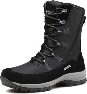 ROCKMARK Women's Waterproof Snow Boots Mid Calf Warm Winter Outdoor Footwear
