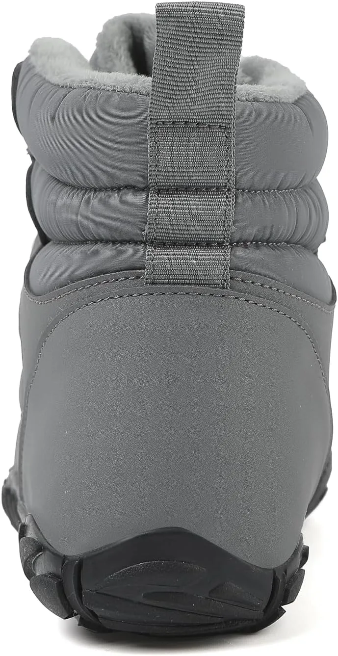 SECHRITE Mens Womens Barefoot Minimalist Shoes Winter Boots Zero Drop Sole Trail Running Sneakers Wide Toe Box