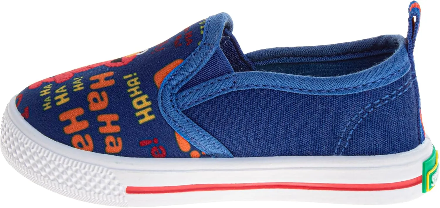 Sesame Street Elmo Shoes,Slip On Sneaker Toddler,Indoor Outdoor Bottom,Toddler Size 5 to 10
