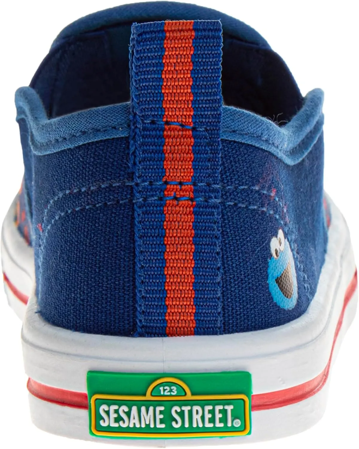Sesame Street Elmo Shoes,Slip On Sneaker Toddler,Indoor Outdoor Bottom,Toddler Size 5 to 10