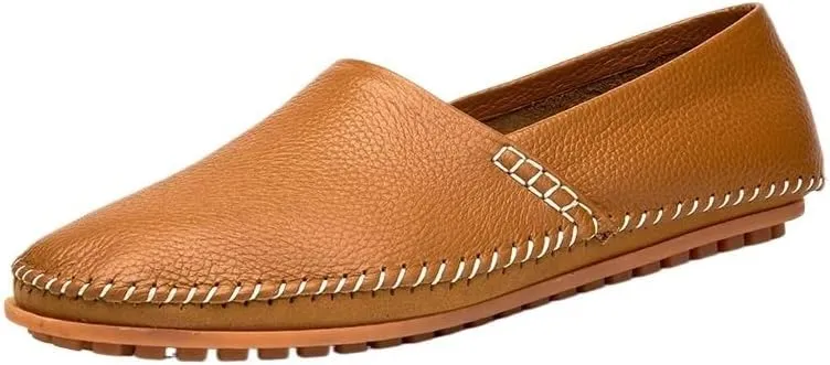 Shoes Men's Fashionable Round-Toe Slip-on Loafers Low-top Soft-Soled Oxford Shoes for Shopping Driving Working Men Versatile Casual Shoes