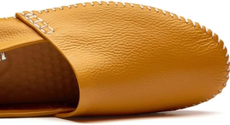 Shoes Men's Fashionable Round-Toe Slip-on Loafers Low-top Soft-Soled Oxford Shoes for Shopping Driving Working Men Versatile Casual Shoes