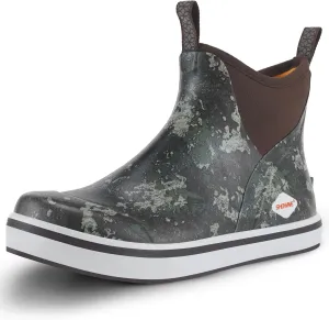 Showave Kid's Deck Boots Waterproof Ankle Rain Boots for Boys Girls Insulated Neoprene Rubber Boots Non-slip Child Rain Shoes