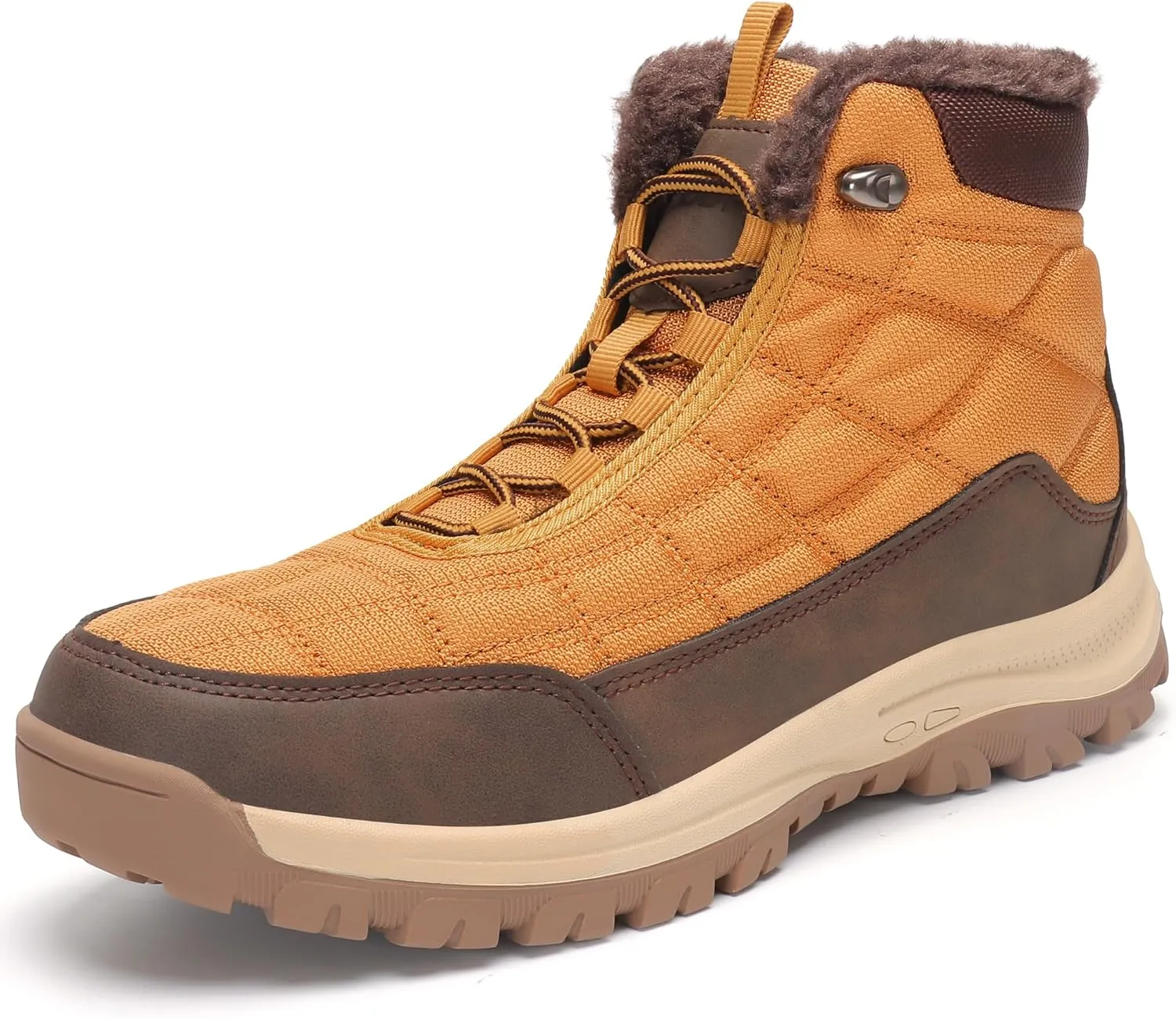 SKDOIUL Men's Winter Outdoor Snow Boots Shoes