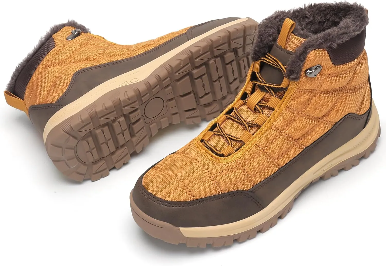 SKDOIUL Men's Winter Outdoor Snow Boots Shoes