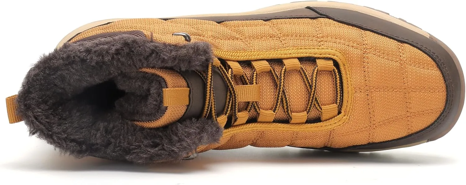 SKDOIUL Men's Winter Outdoor Snow Boots Shoes