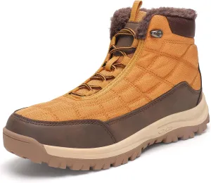 SKDOIUL Men's Winter Outdoor Snow Boots Shoes