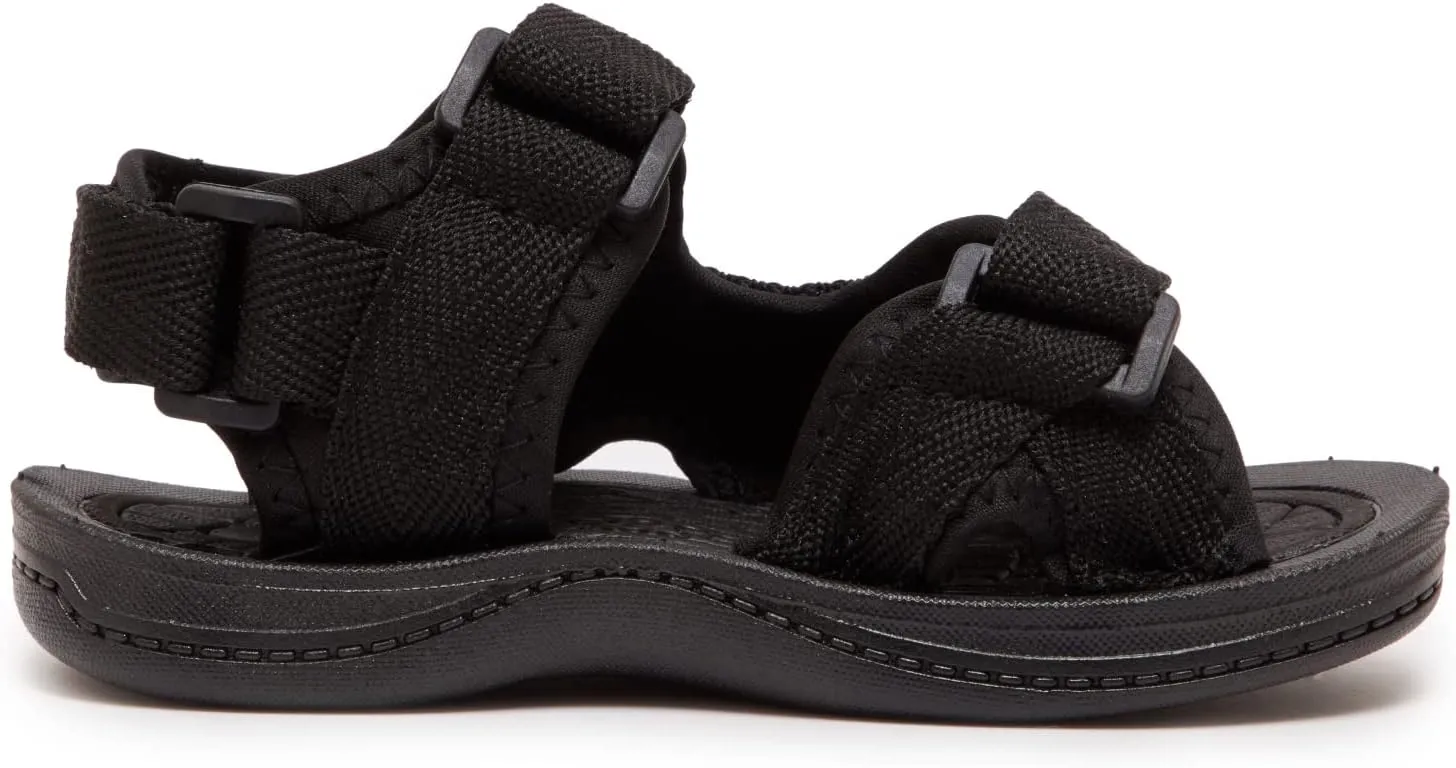 Skysole All Terrain Double Strap Sandals for Boys - Rubber Sole Amphibian Shoes for Beach, Pool, Hiking, Walking & Sports