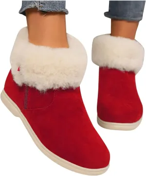 Slippers for Women & Men Indoor and Outdoor Winter Warm Fuzzy House Boots Slip On Sneakers for Cozy Feet Wide Slipper Shoes Unisex